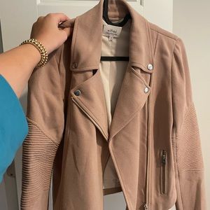 Aritzia Wilfred Montesson Crepe Moto Jacket Size 0 or Small